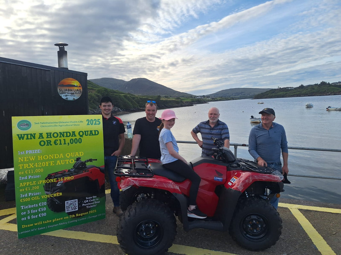 Glencolmcille Show Team Swings by Sliabh Liag Sauna