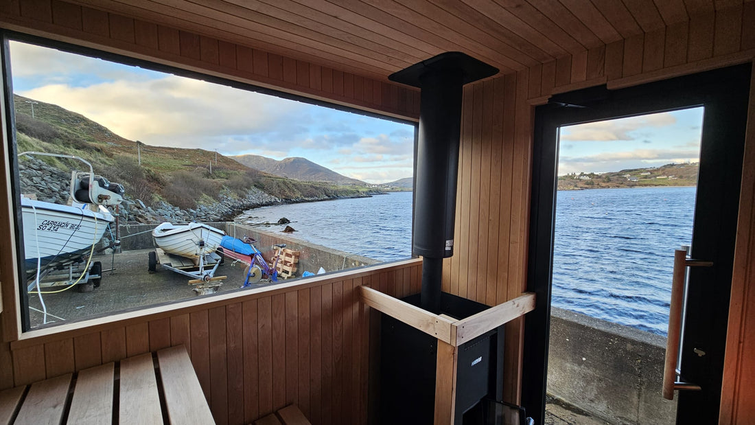 A first in Ireland, and maybe even the world - Sliabh Liag Sauna’s new Mobile Twin Sauna